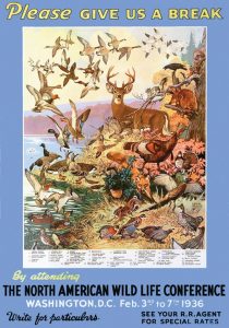 1936 North America Wildlife Conference Poster