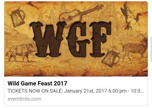 Wild Game Feast 2017