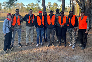 Albany State University Students Harvest Squirrel in a Free Learn-to-Hunt Program