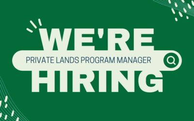 Job Announcements: Private Lands Program Manager